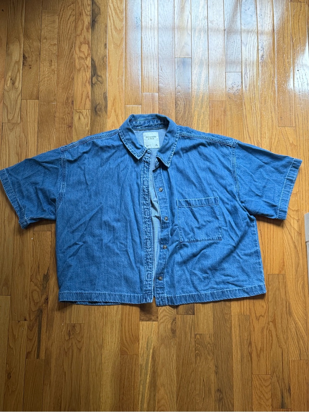Abercrombie Denim Short-Sleeve Shirt